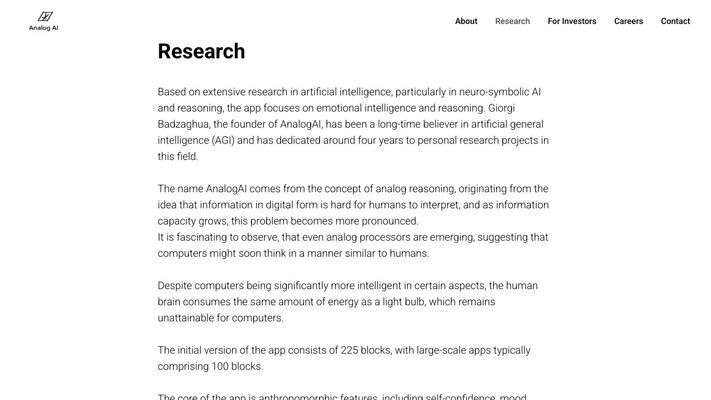 Analog AI