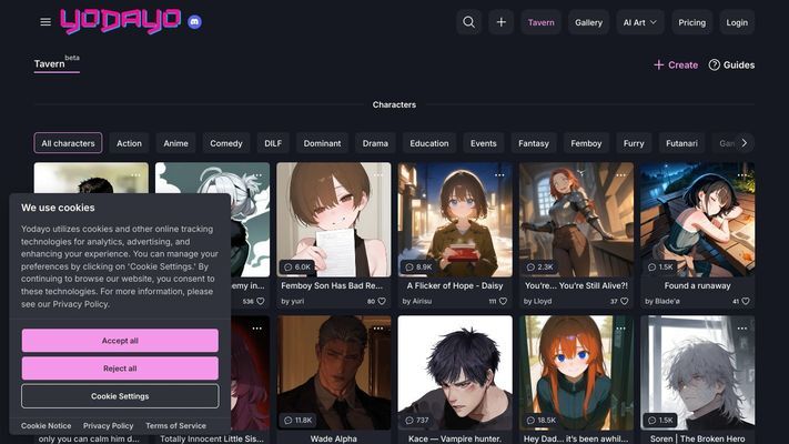 Yodayo — AI-enabled creative platform for anime fandom