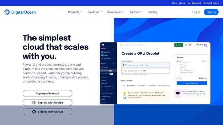 DigitalOcean | Cloud Infrastructure for Developers
