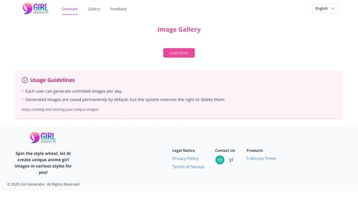 AI Girl Generator | Free Random Anime Style Girl Generator