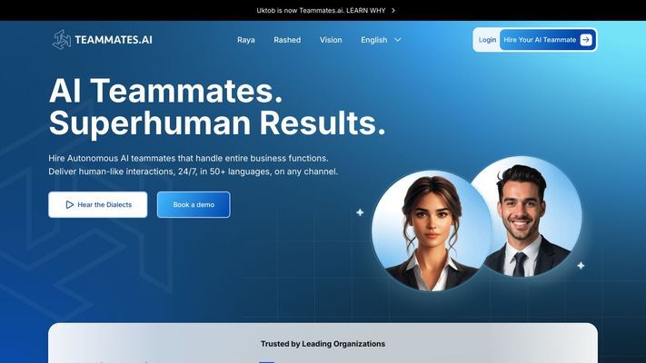 Teammates.ai – Autonomous AI Teammates for Entire Job Roles