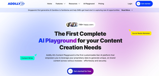 Addlly AI - Get Custom AI Agents For Brand Marketing