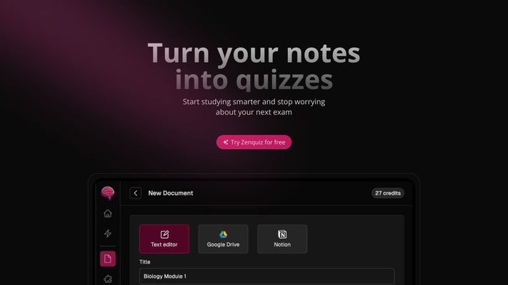 Zenquiz.app | AI generated quizzes