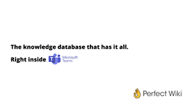 Perfect Wiki | Let AI answer repetitive questions instead of you right in Microsoft Teams