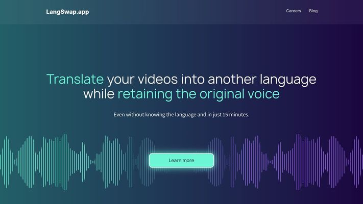 Translate video with voice