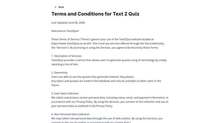 Text 2 Quiz