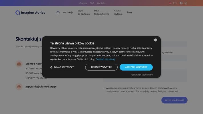 Imagine Stories - Teksty do czytania, bajki dla dzieci