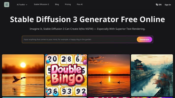 SDXL Turbo & Stable Diffusion 3 Generator Free Online