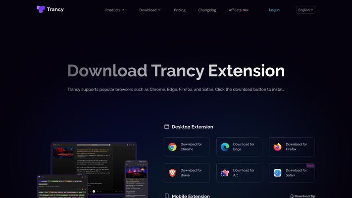 Trancy - YouTube AI Bilingual Subtitles & Language Reactor Pro