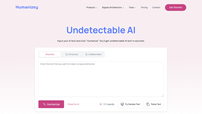 Humanize AI Text - AI Humanizer Free | Humanizey AI