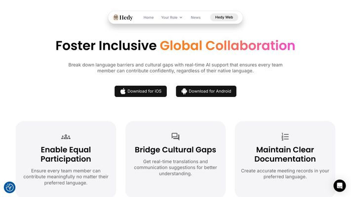 Hedy AI: Real-Time Meeting and Class Coach