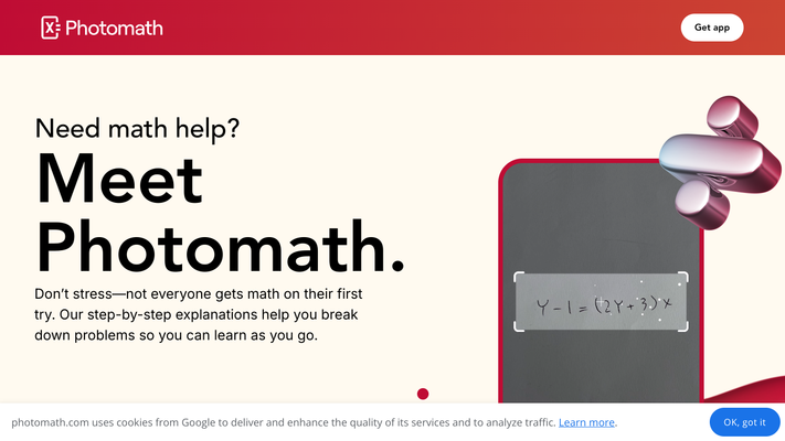 Photomath - The Ultimate Math Help App | Math Explained