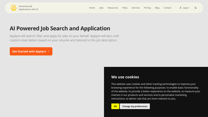 Automate job applications with Applyre AI