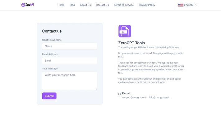 ZeroGPT - Free ChatGPT Detector (AI Plagiarism Checker)