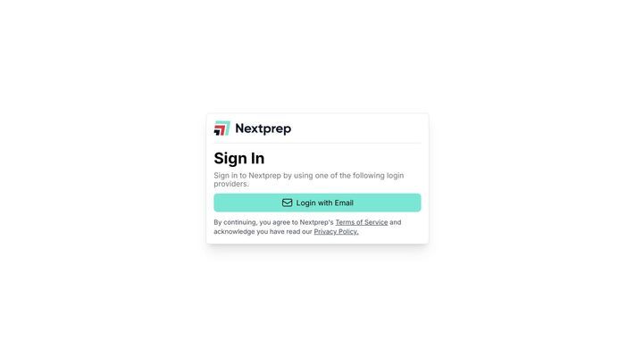 Nextprep - From Quantity to Quality Identify Top Candidates