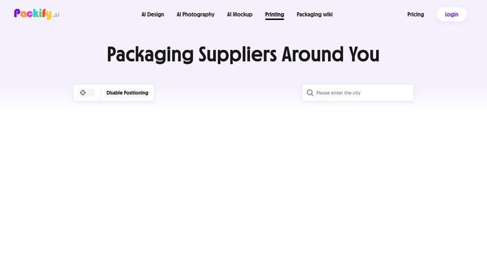 Free AI Packaging Design & Free AI Packaging Background Generator- Packify.ai