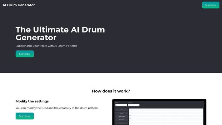 AI Drum Generator