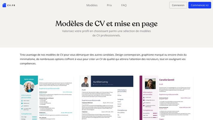 CV en ligne