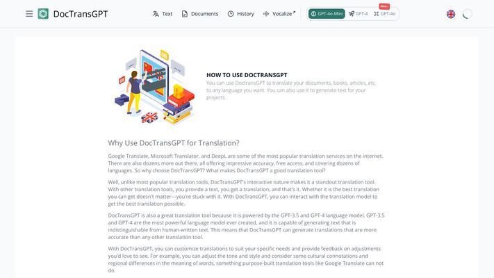 DocTransGPT | Professional business translator