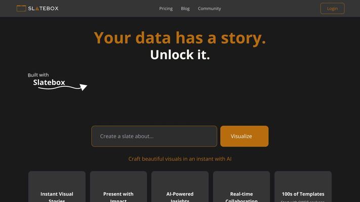 Slatebox - Unlock Your Data's Story