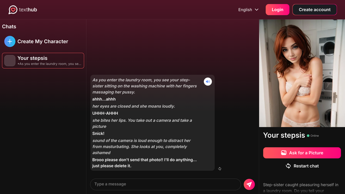 Texthub: Ultimate NSFW AI Chat & AI Girlfriend