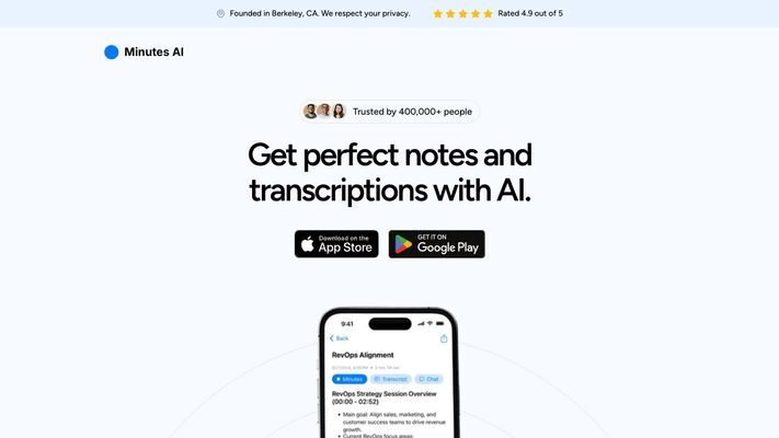 Minutes - AI Note Taking & Transcription