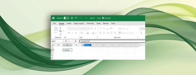 Excel 新增人工智能助手以协助填充电子表格单元格