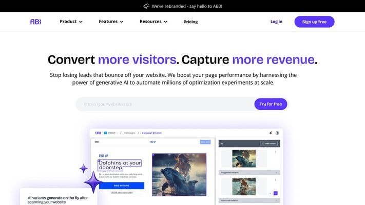 AB3.ai conversion rate optimization