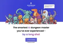 ArcaneLand - AI Dungeon Master with UI for Items & Quests
