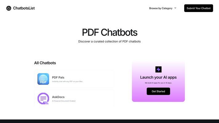 ChatbotsList - The Best Chatbots to Simplify Your Life
