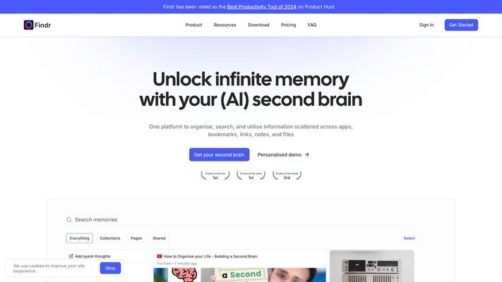 Your Second Brain for notes, apps, and files | Findr