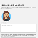 AI generated job-winning cover letters