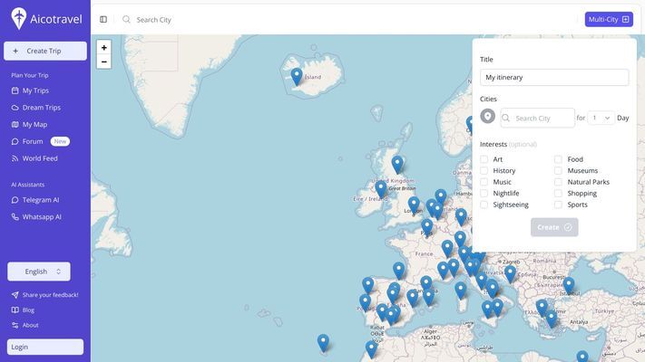 Aicotravel - AI Travel Itinerary Planner