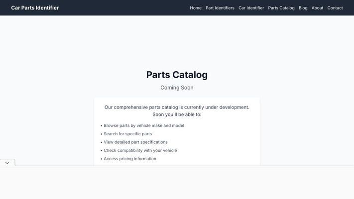 Car Part Identifier