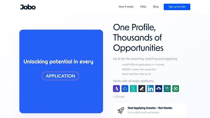 Jobo - One Profile, Thousands of Opportunities