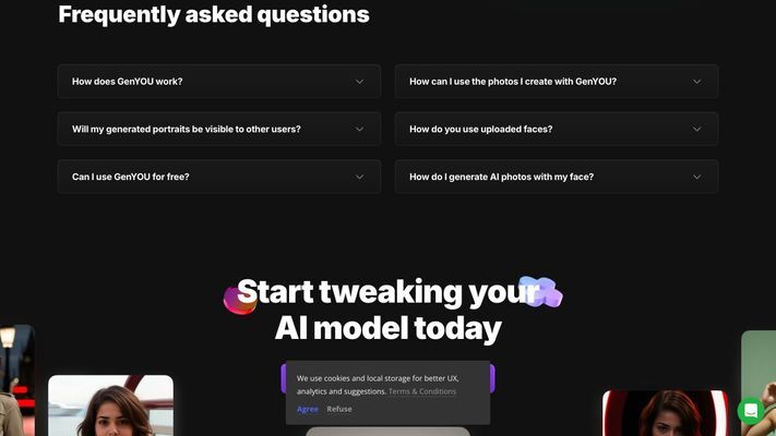 Free AI Portrait Generator App – GenYOU