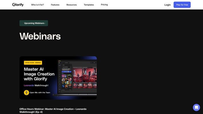 Glorify - Online Graphic Design Tool for E-com Business Owners