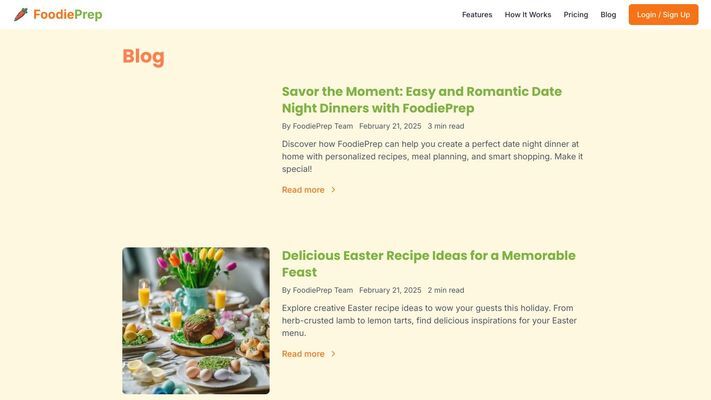 FoodiePrep
